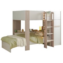 Oslo Convertible Single Bunk Bed with Wardrobe